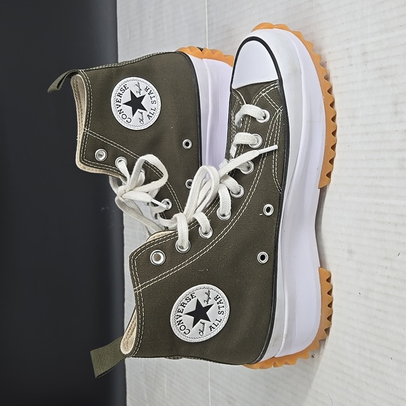 Converse Run Star Hike Hi Canvas Platform High-Top Sneakers 9W 7.5M - Picture 5 of 11